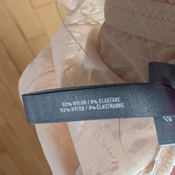 NEW Aerie | Floral Lace Halter Bralette In Blush Pink - Picture 6 of 11